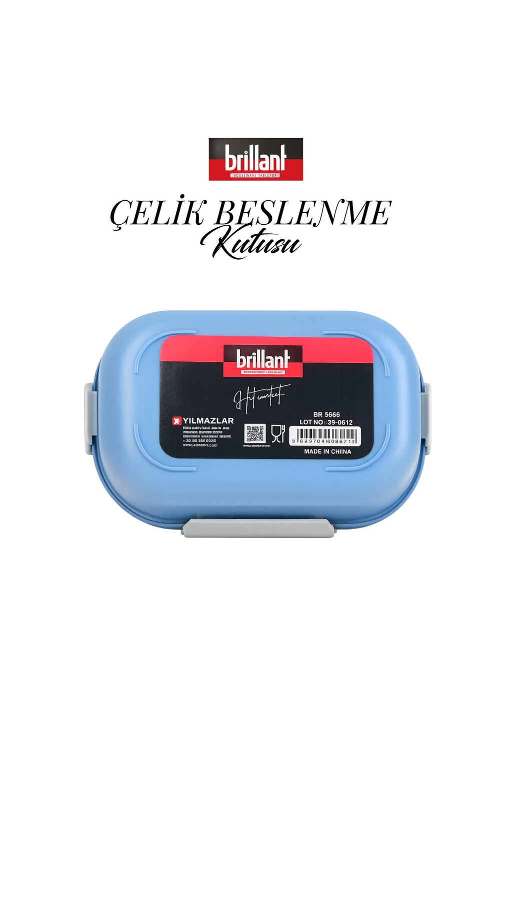 BRİLLANT BESLENME KUTUSU BR-6668 21x15x8cm xXX