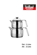 Brillant ÇAYDANLIK CLK-CY-6331 MİRA AİLE İNOX x6 – Çaydanlık