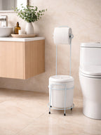 DECOREV STANDLIÇÖP KOVASI DC-6800 5 LT YUVARLAK CLİCK KAPAK BEYAZ .
