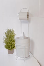 DECOREV STANDLI WC KAĞITLIK DC-6320 ECO KOVALI BEYAZ x1