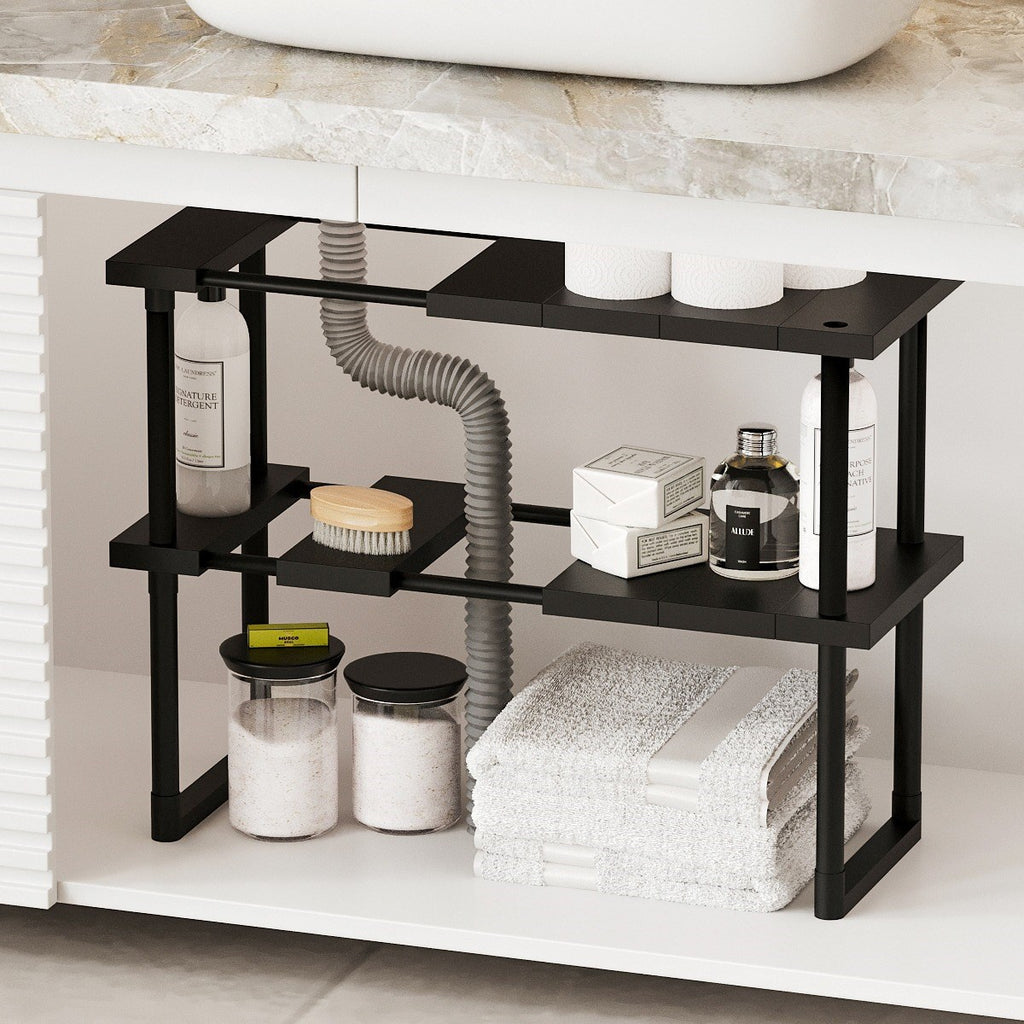 Ayarlanabilir  Dolap Lavabo Altı  Düzenleyici Raf