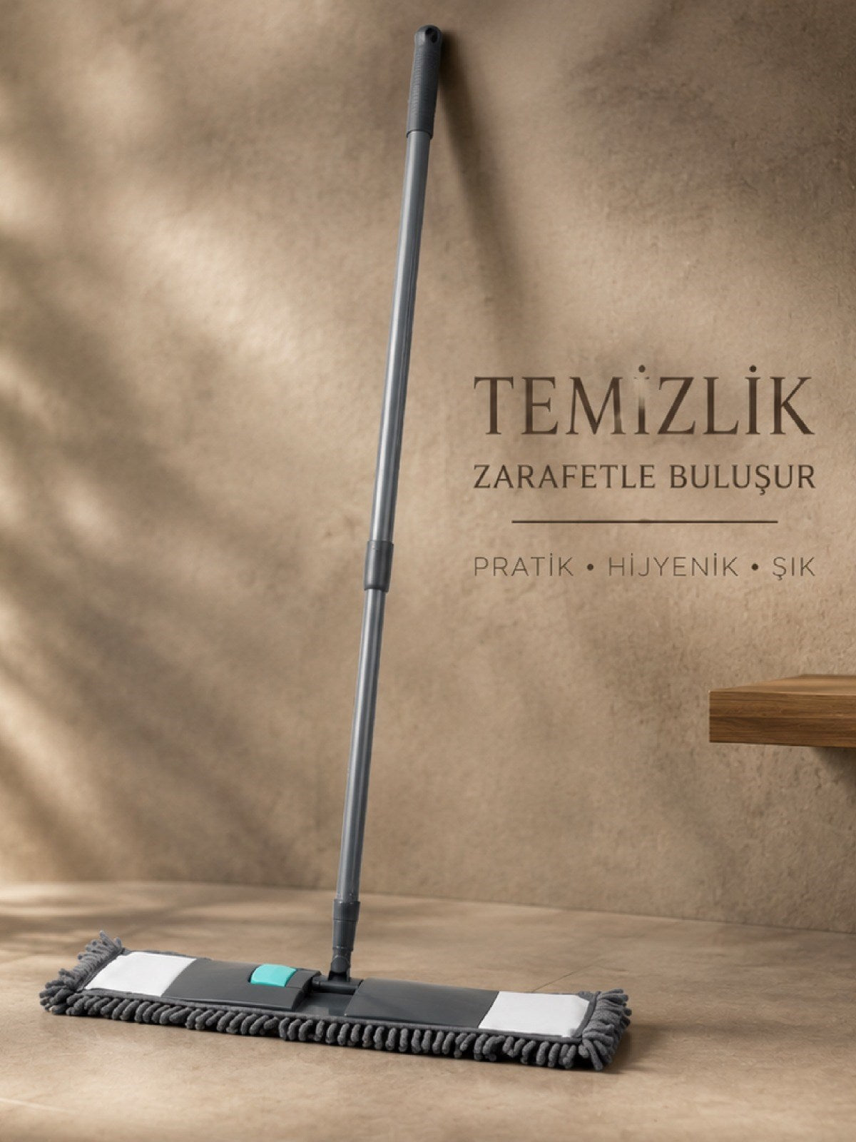 VICHH SAPLI MAKARNA MOP VICHY-7028 M.FİBER 50CM