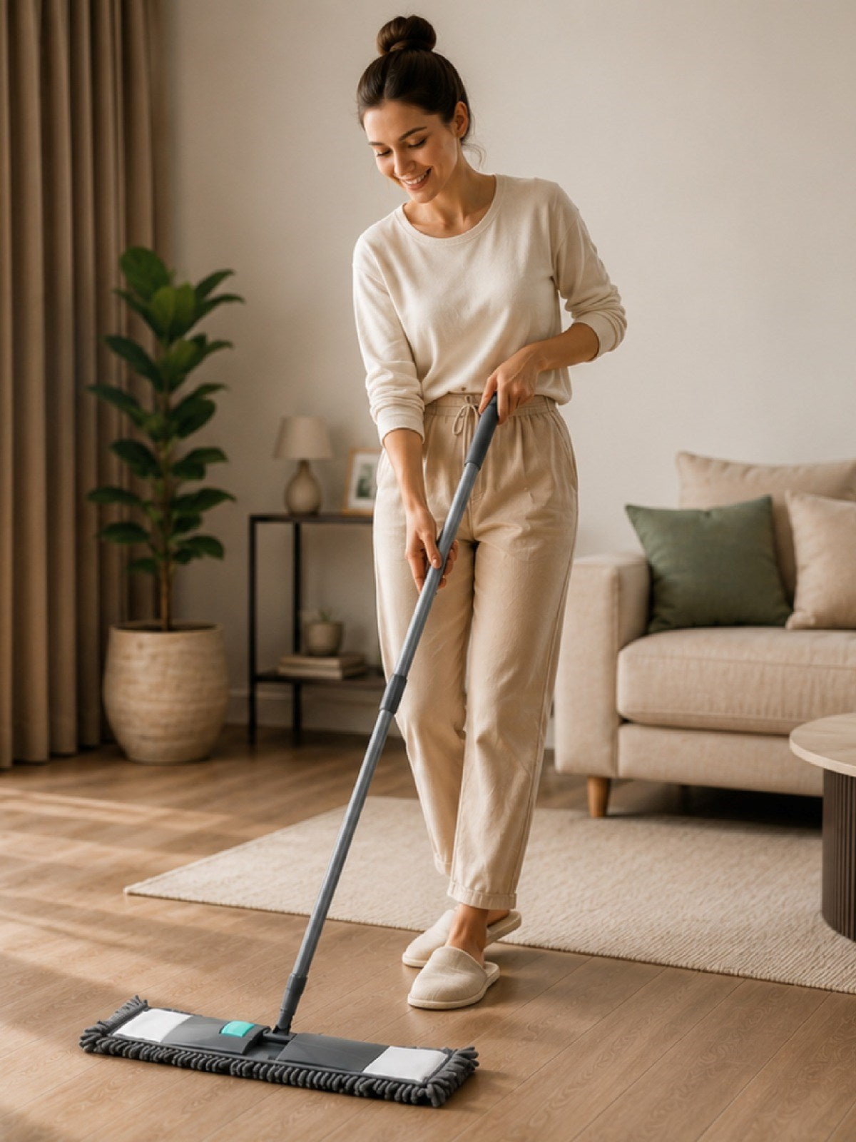 VICHH SAPLI MAKARNA MOP VICHY-7028 M.FİBER 50CM