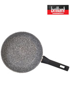 BRİLLANT TAVA EZM-TV-6285 PETRA 24cm GRİ x10