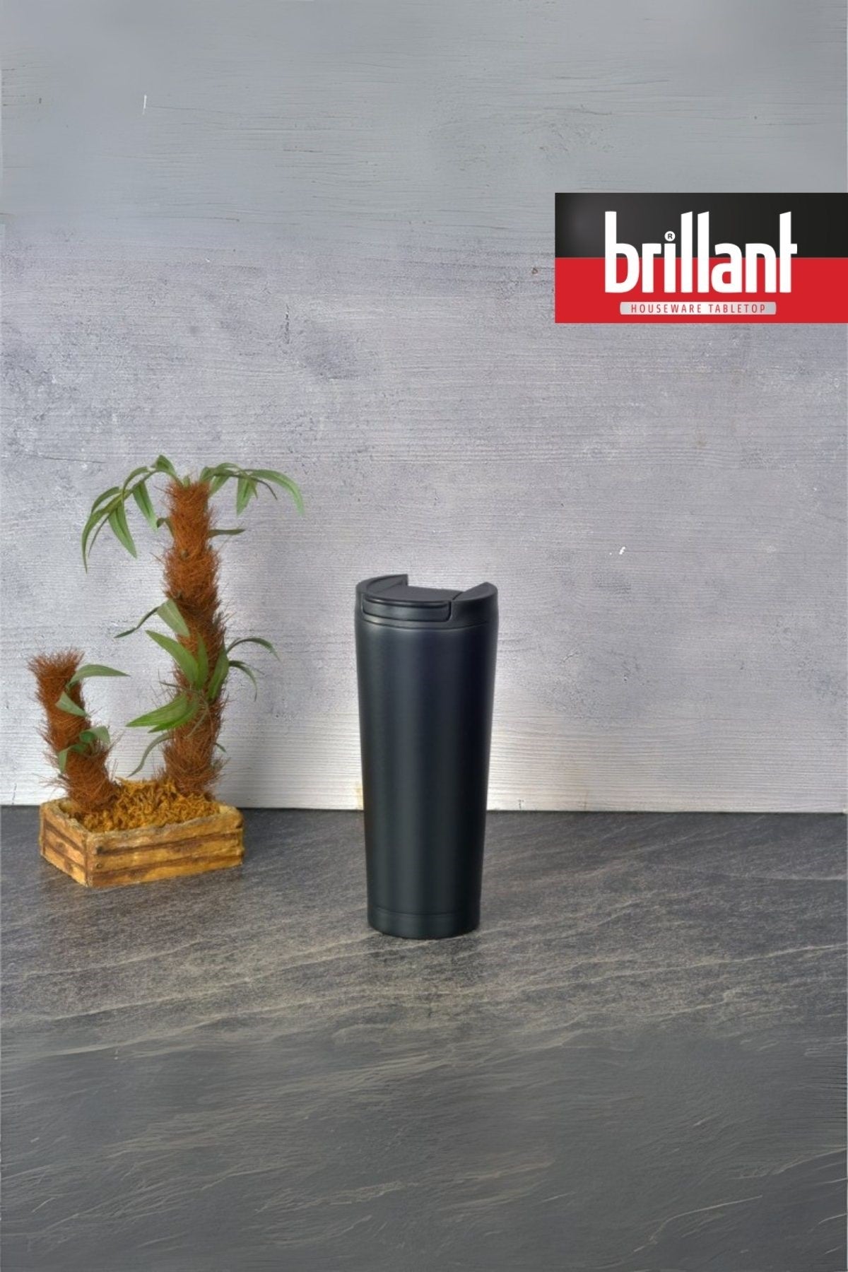 Brillant H20 400ml Termos Kupa | Siyah ( Evde, Arabada, Ofiste, Sporda; Sıcak y – Çok Satanlar