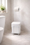 Decorev ÇÖP KOVASI DC-6797 5 LT KARE CLİCK KAPAK STANDLIBEYAZ – Banyo Setleri