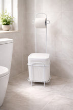 Decorev ÇÖP KOVASI DC-6797 5 LT KARE CLİCK KAPAK STANDLIBEYAZ – Banyo Setleri