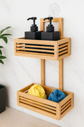 VICHY BAMBU BANYO RAFI BR-6721 2 GÖZLÜ x6 – Banyo Askısı