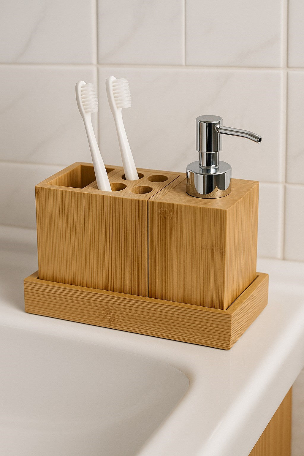 VICHY BAMBU BANYO AKSESUARI SETİ BR-6710 3 PRÇ x24