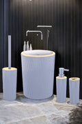 ANTRASİT BANYO SETİ ( 4 DESİ )
