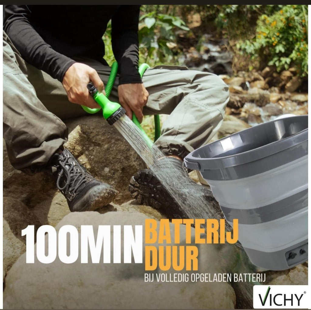 VICHY TEMİZLİK SETİ VCH-6560 şarjlı pompalı ANTRASIT