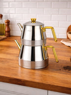 Brillant ÇAYDANLIK ÇYD-7143 ELEGANCE MAXİ BOY GOLD KULP – Diğer Çaydanlık