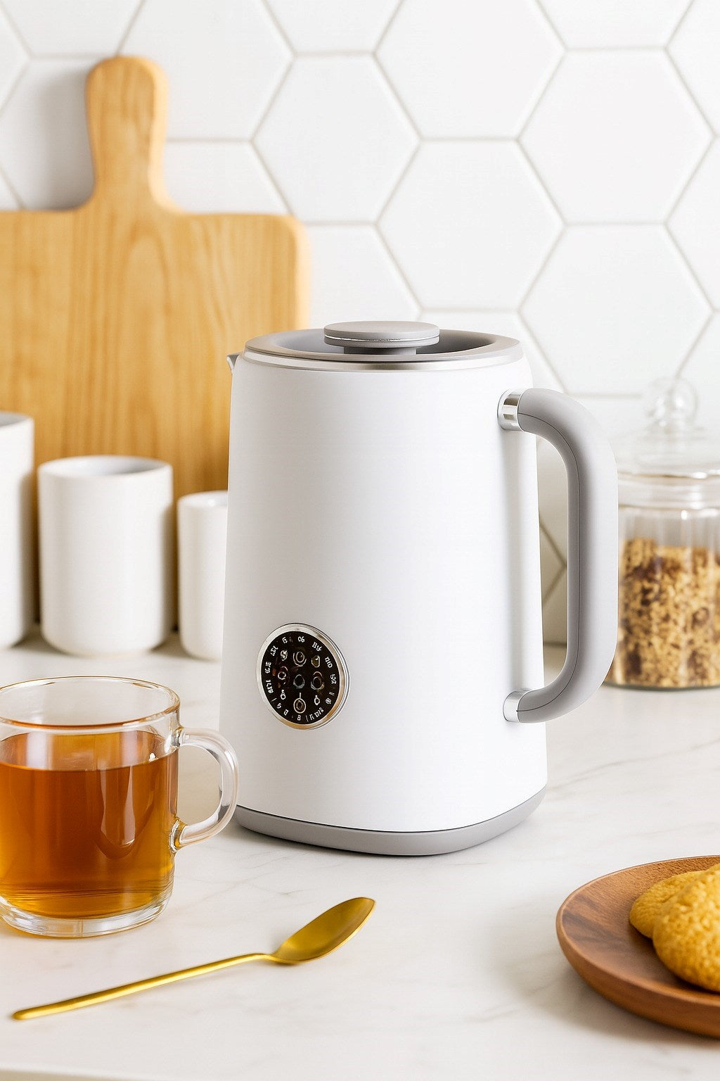 Brillant KETTLE KT-6685 SPECTURM DİGİTAL BEYAZ x4 – Çay Makinesi