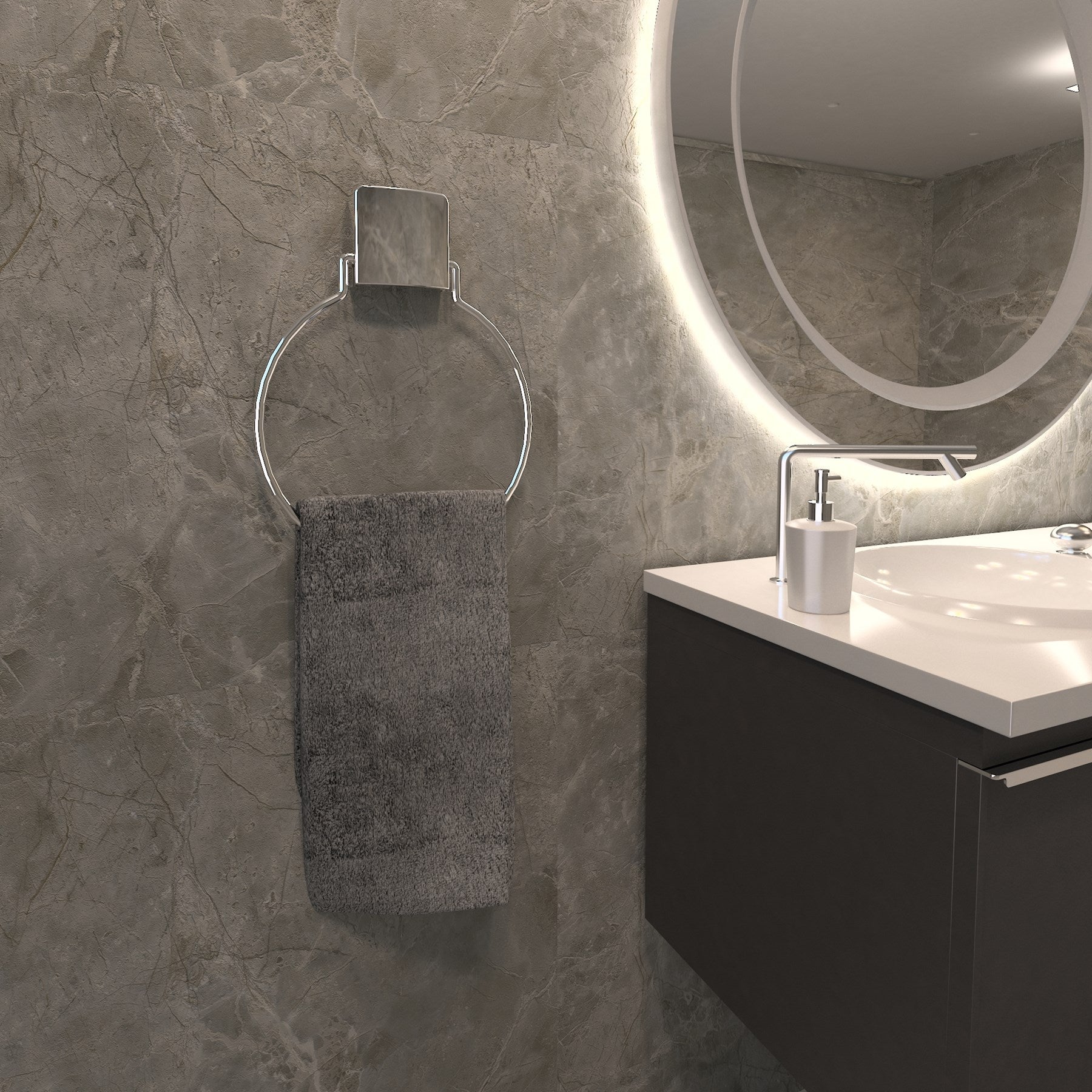Decorev HAVLULUK DC-4779 YUVARLAK – Banyo Askısı