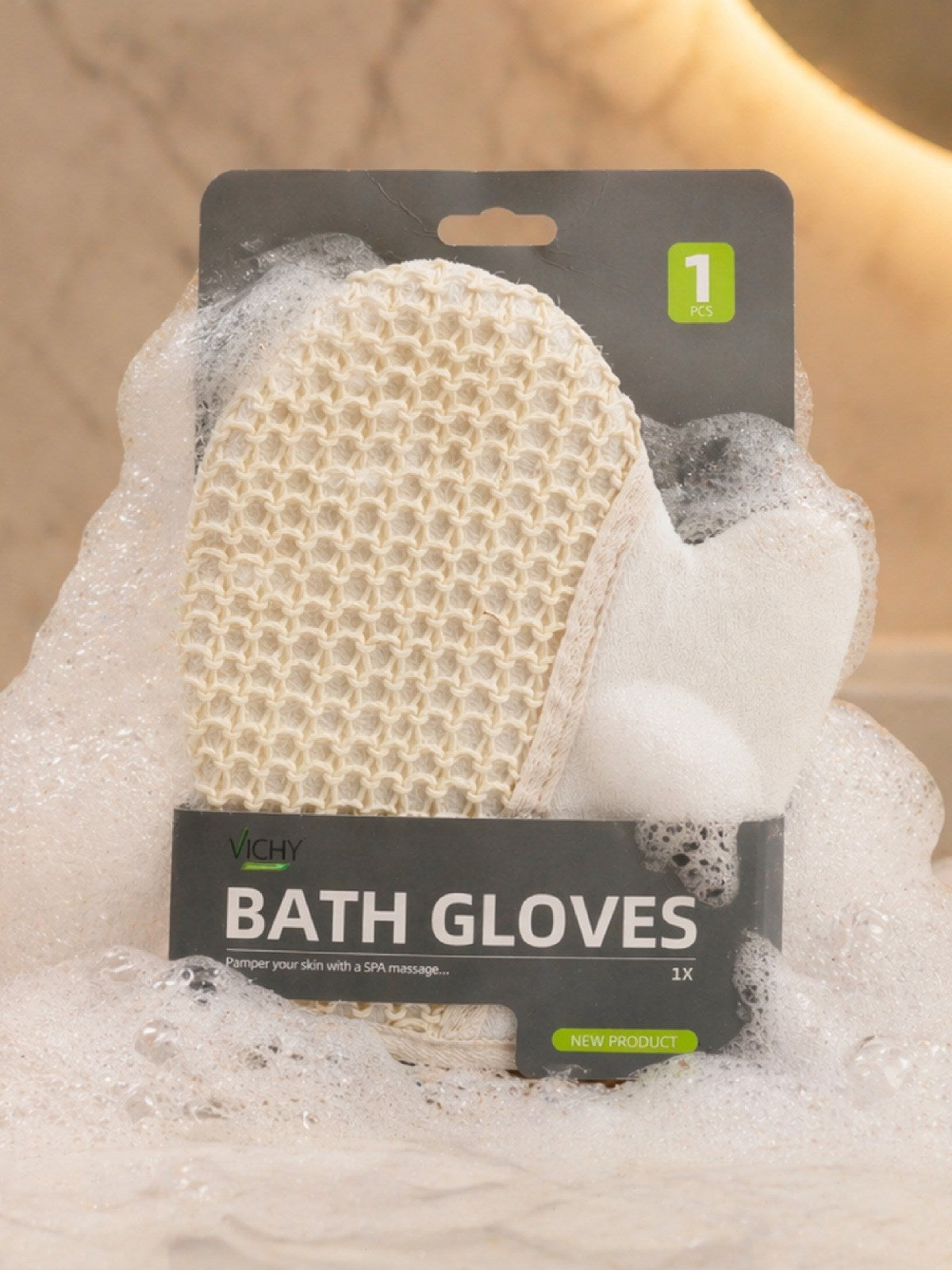 VICHY BANYO ELDİVENİ VCHY-7006 KARTELALI – Banyo Lifi ve Süngeri