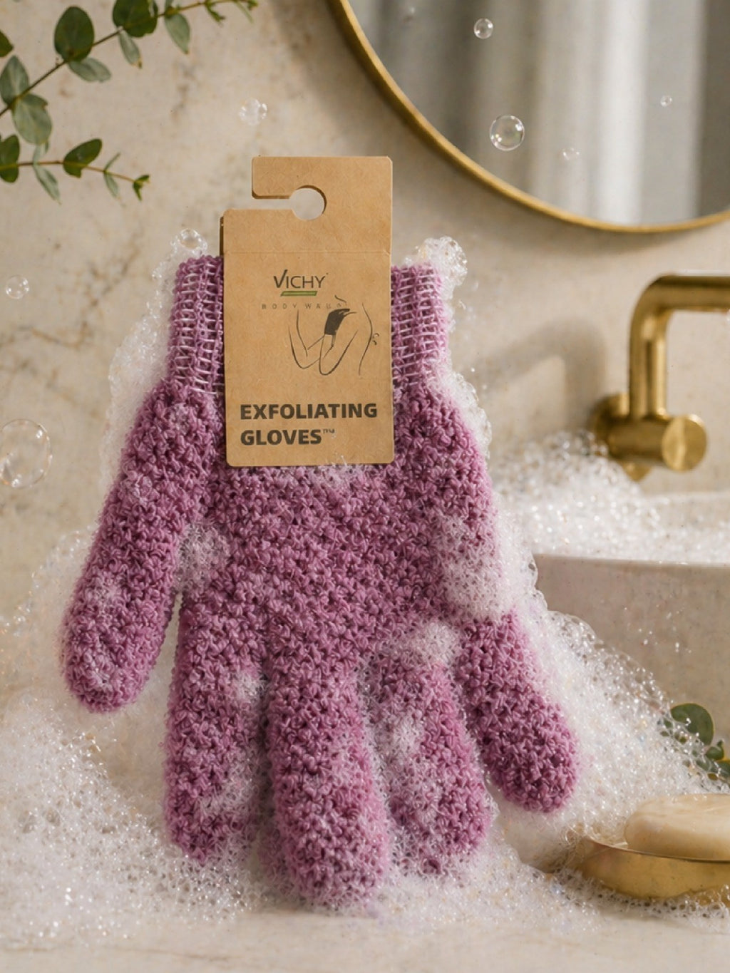 VICHY BANYO ELDİVENİ VCHY-7001 PEMBE
