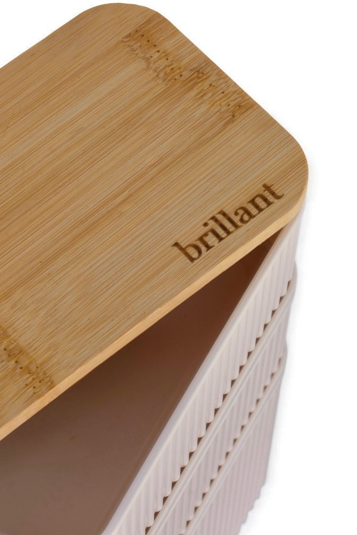 BRİLLANT SAKLAMA KUTUSU BR-6690 (3509) ZEBRA 3LÜ SET BAMBU KAPAKLI x24