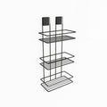 Decorev ŞAMPUANLIK DC-5022 ÜÇLÜ SİYAH – Banyo Düzenleyici