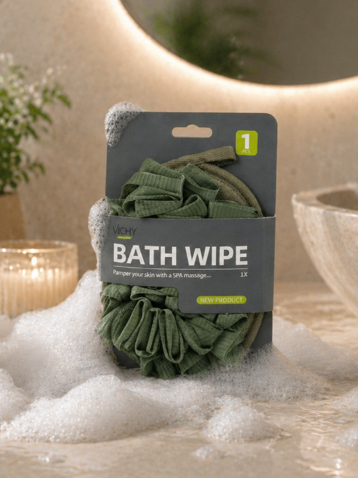 VICHY BANYO LİFİ VCHY-7002 YEŞİL. – Banyo Lifi ve Süngeri
