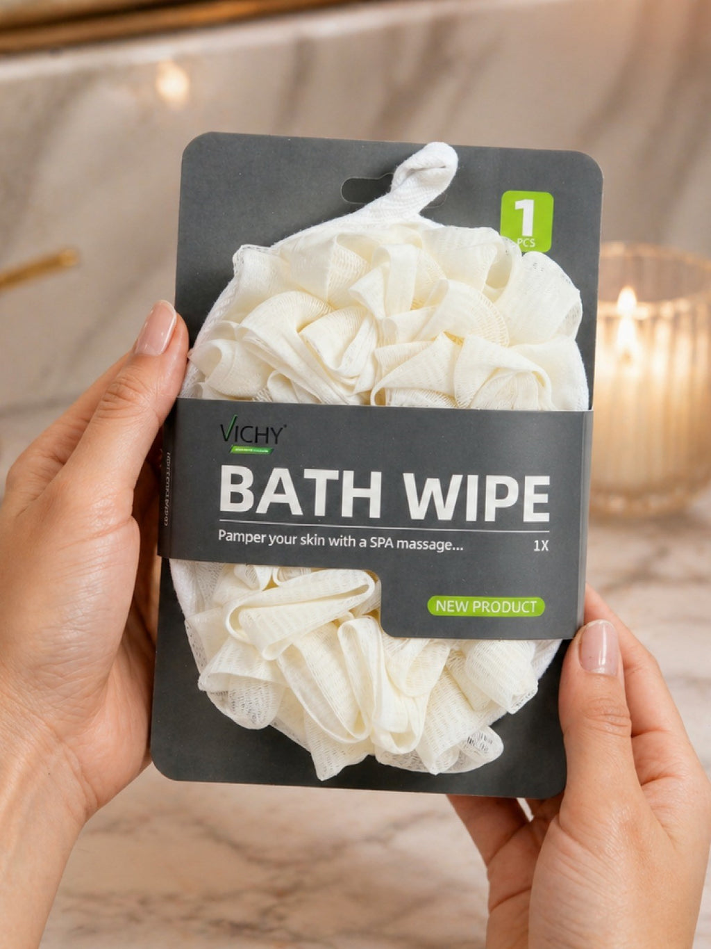 VICHY BANYO LİFİ VCHY-7002 KREM. – Banyo Lifi ve Süngeri