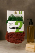 VICHY  RENKLİ BANYO LİFİ VCH-6579 KARTELALI 2Lİ SET x80