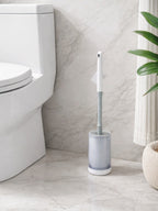Modern Şeffaf Detaylı Tuvalet Fırçası ve Standı – Hijyenik, Minimal WC Fırçası VICHY-7049 – Tuvalet Fırçası