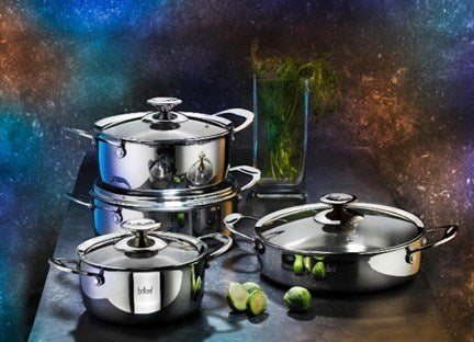 Brillant 3 Ply Paslanmaz Kalın Tabanlı Çelik Tencere Seti Çlk-5970 Regulus 8 Parça Çeyiz Seti – Tencere&Tencere Seti