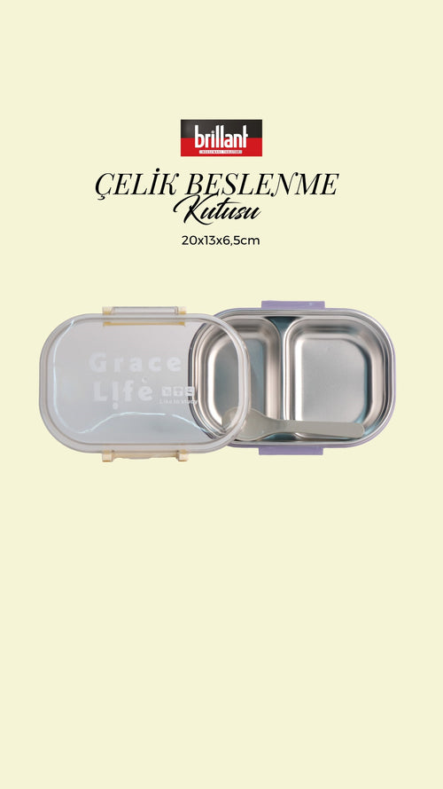 BRİLLANT BESLENME KUTUSU BR-6672 20x13x6,5cm xx