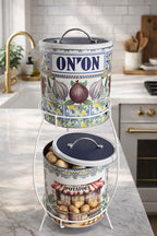 LİMON DESENLİ STANDLI PATATES SOĞAN