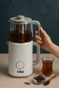 Brillant ÇAY SETİ CS-6683 SPECTURM CAM DEMLİKLİ DİGİTAL BEYAZ x – Diğer Çaydanlık