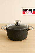Brillant TENCERE BR-6745 STONE DERİN 20 CM ANTRASİT – Tencere