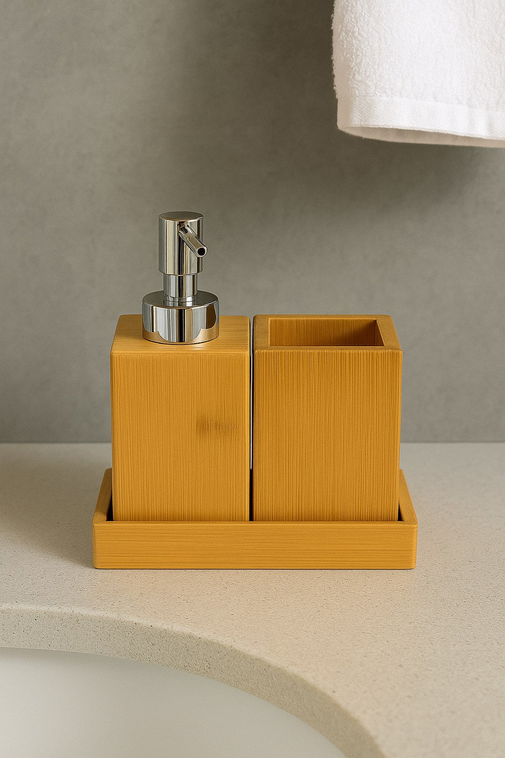 VICHY BAMBU BANYO AKSESUARI SETİ BR-6709 4 PRÇ x8