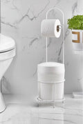 Decorev STANDLI WC KAĞITLIK DC-6320 ECO KOVALI BEYAZ x1 – Banyo Setleri