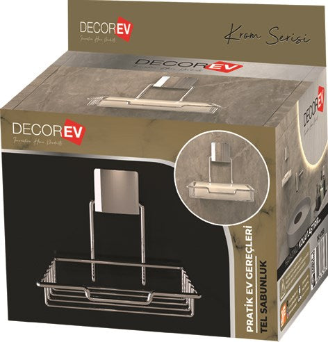 DECOREV SABUNLUK DC-4785 KROM METAL HAZNE