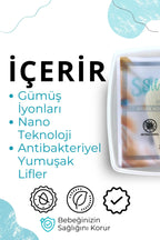 Bebek Ağız Bakım Parmaklığı - Gümüş Iyonlu Pamukçuk Önleyici Bebek Diş Temizleyi