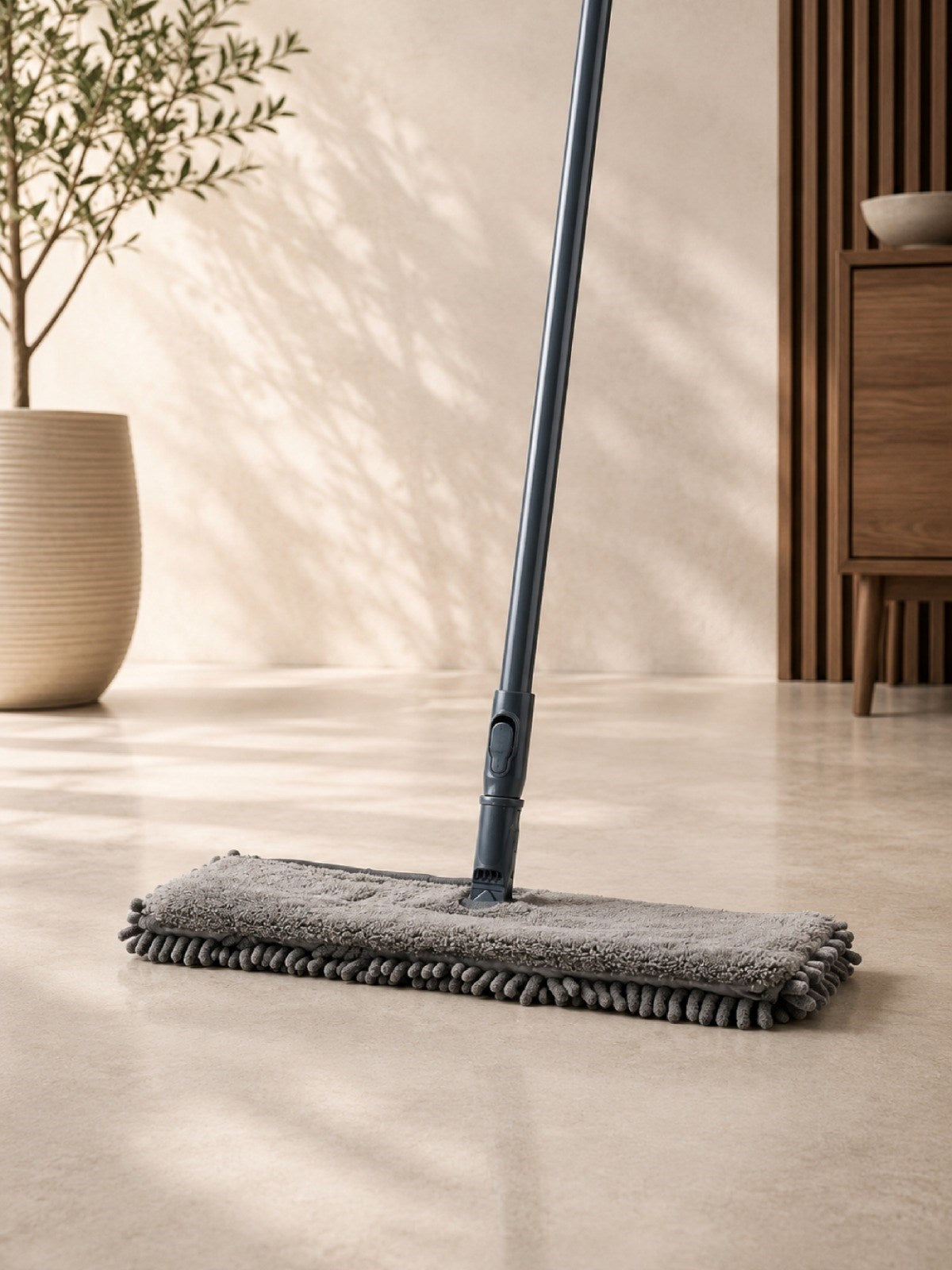 Çift Taraflı Mikrofiber Makarna Mop 360° Döner Başlıklı Islak Kuru Temizlik Mopu Yıkanabilir Bezli VICHY-7029  40CM HAREKETLİ