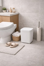 Decorev ÇÖP KOVASI DC-6797 5 LT KARE CLİCK KAPAK BEYAZ – Banyo Setleri
