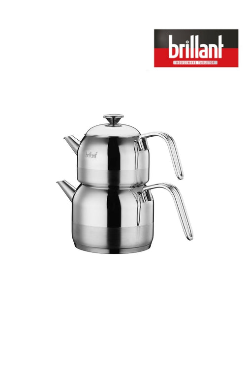 BRİLLANT ÇAYDANLIK CLK-CY-6331 MİRA AİLE İNOX x6