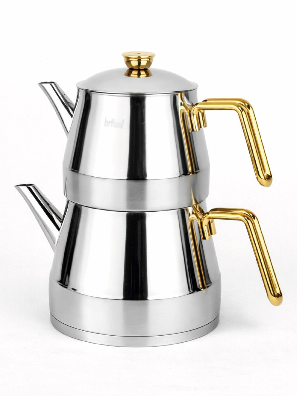 BRİLLANT ÇAYDANLIK ÇYD-7143 ELEGANCE MAXİ BOY GOLD KULP