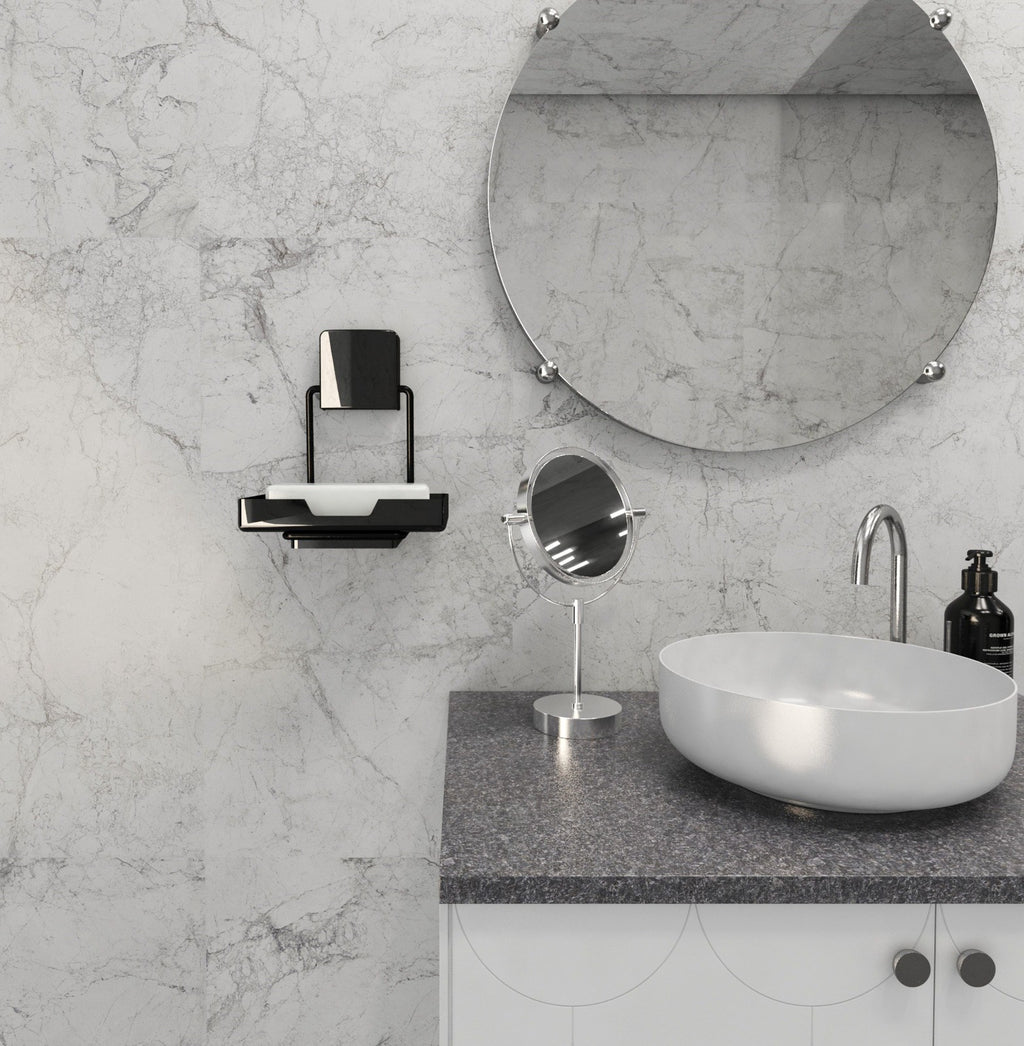 Decorev SABUNLUK DC-5063 SİYAH PLASTİK HAZNE – Banyo Askısı