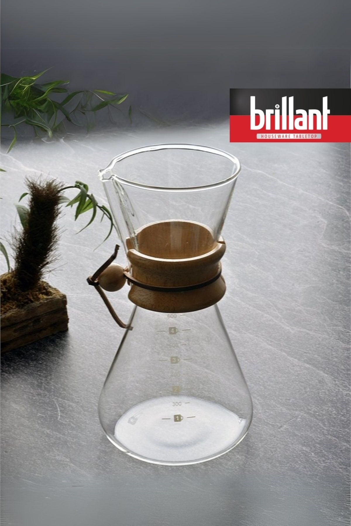 Brillant H2O Cam Kahve Demleme Karafı ( Kahvenin Doğal Aroması, Camın Saflığıyl – Çok Satanlar