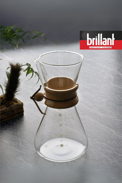 Brillant H2O Cam Kahve Demleme Karafı ( Kahvenin Doğal Aroması, Camın Saflığıyl – Çok Satanlar