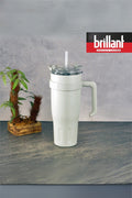 Brillant H20 1200ml Termos Kupa Pipetli | Bej ( Evde, arabada, ofiste, sporda; – Çok Satanlar
