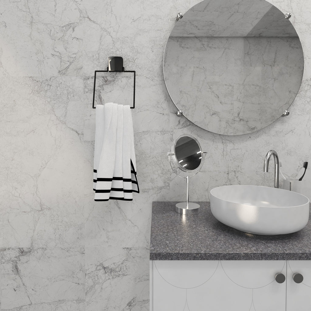 Decorev HAVLULUK DC-5060 SİYAH KARE – Banyo Askısı