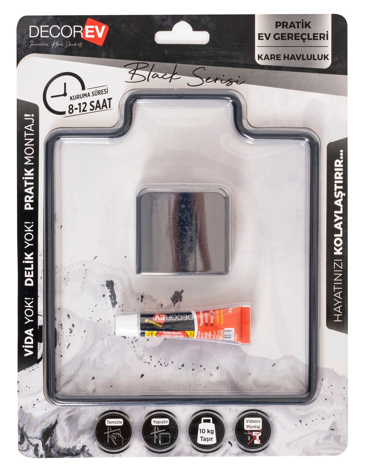 DECOREV HAVLULUK DC-5060 SİYAH KARE