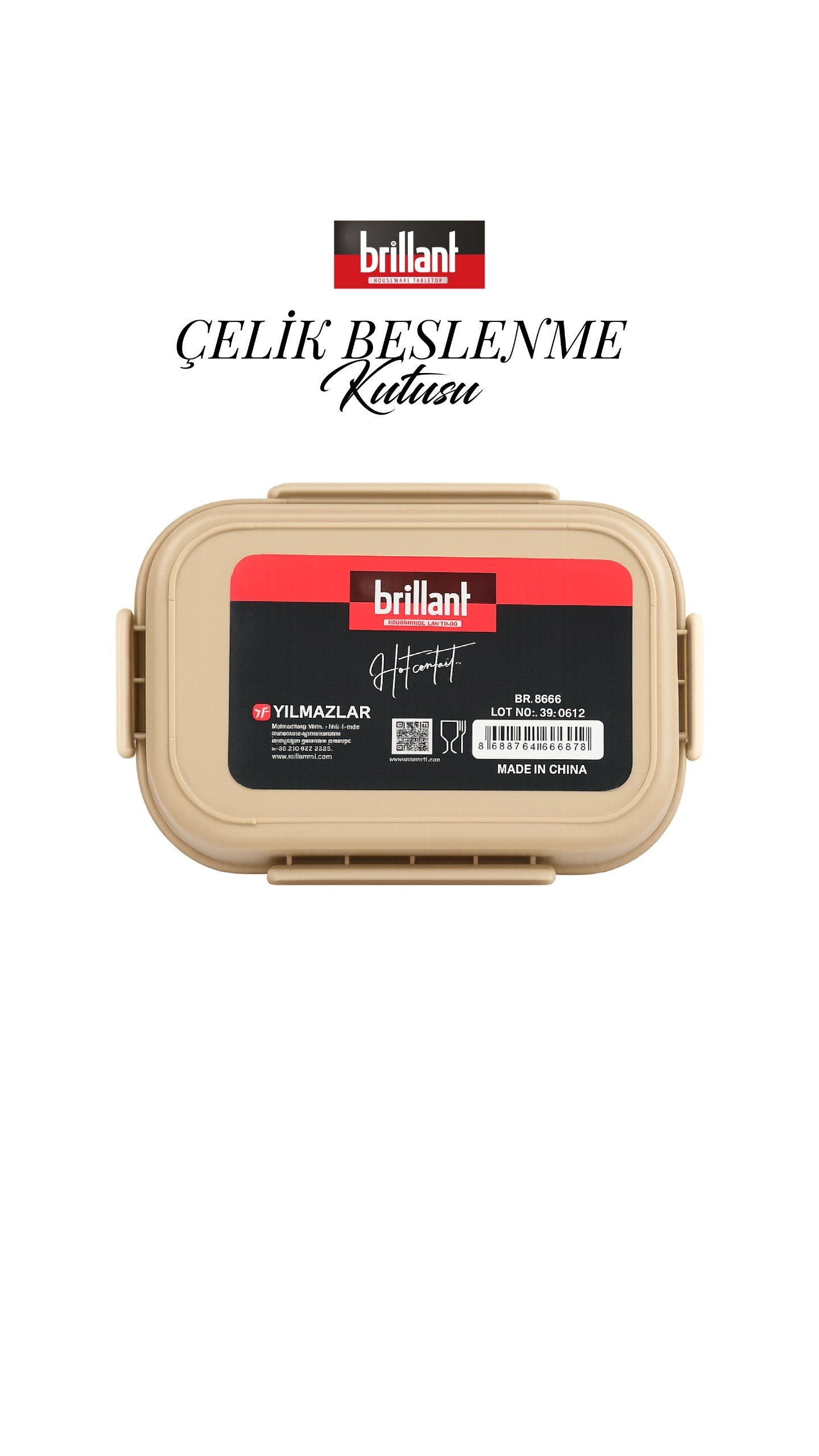 BRİLLANT BESLENME KUTUSU BR-6667 x