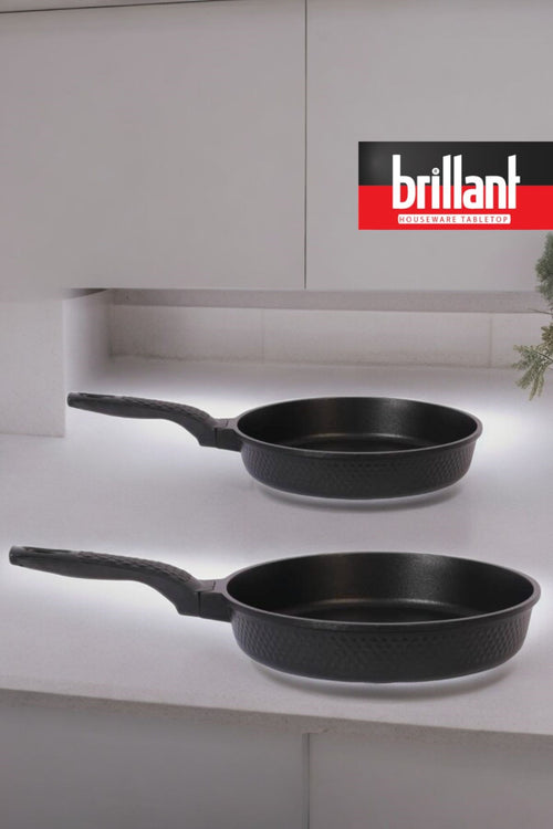 Lüks 2'li Döküm Tava Sahan Seti 20/24 Cm Kızartma Granit Tava Seti Sinistra 20/2 – Tava